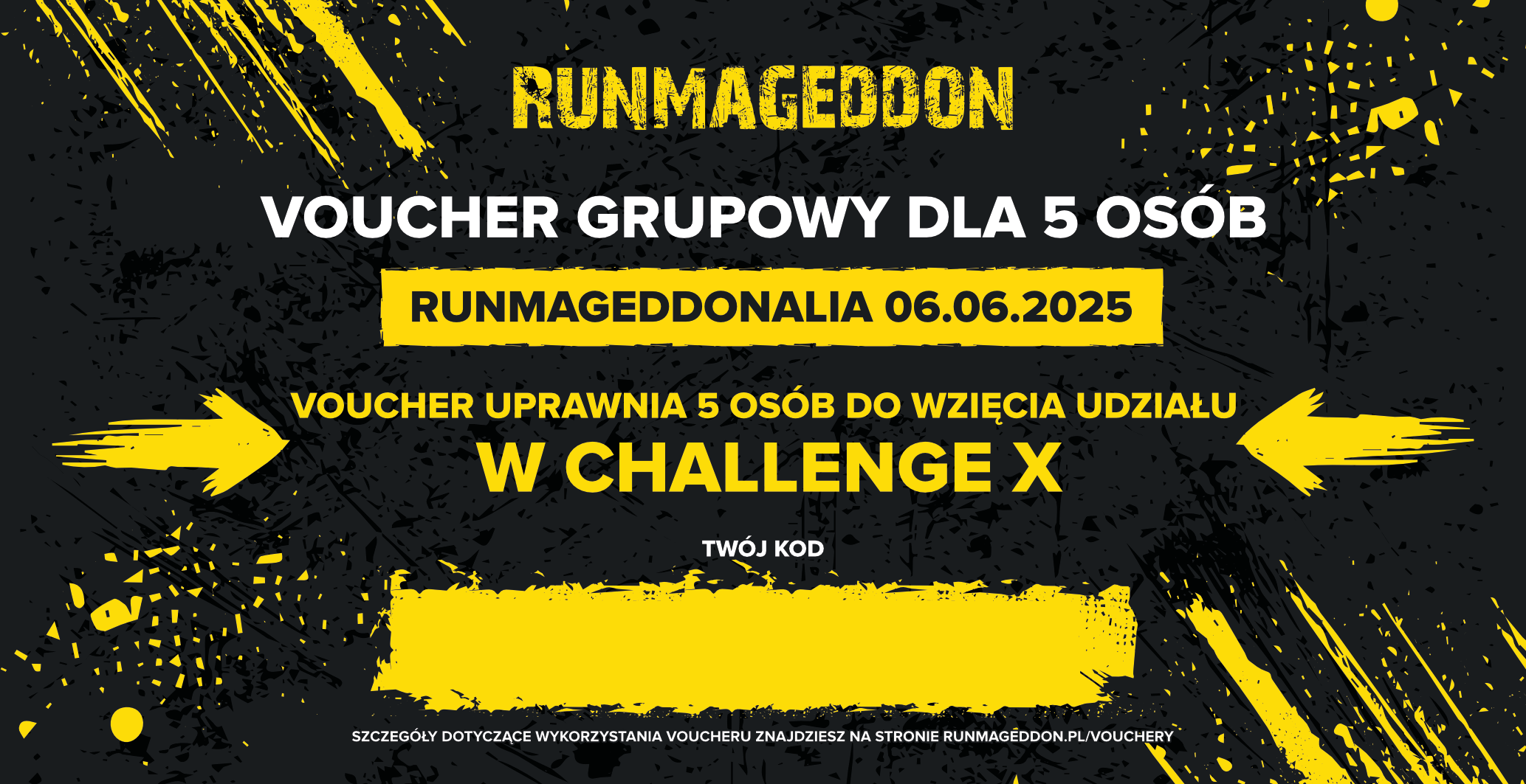 VOUCHER 5 OSOBOWY CHALLENGE